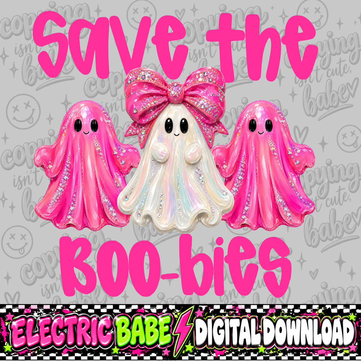 Save the Boo-Bies PNG