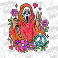 Groovy scream PNG