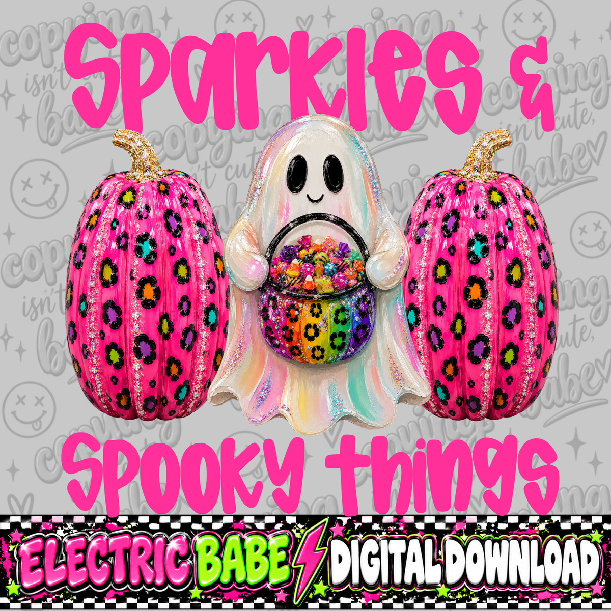 Sparkles & Spooky things PNG