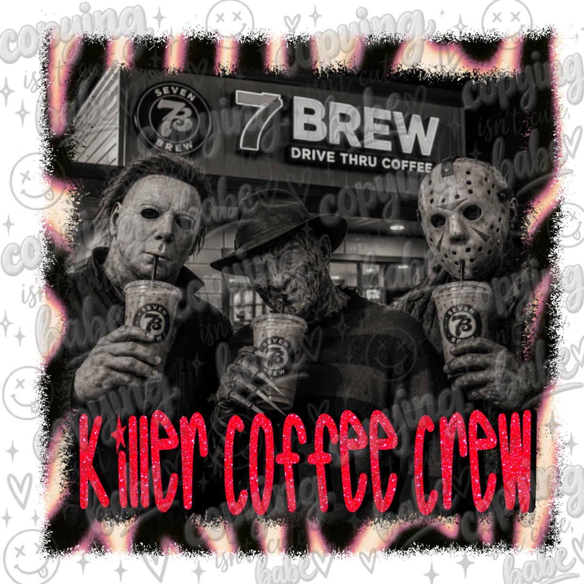Killer coffee crew PNG