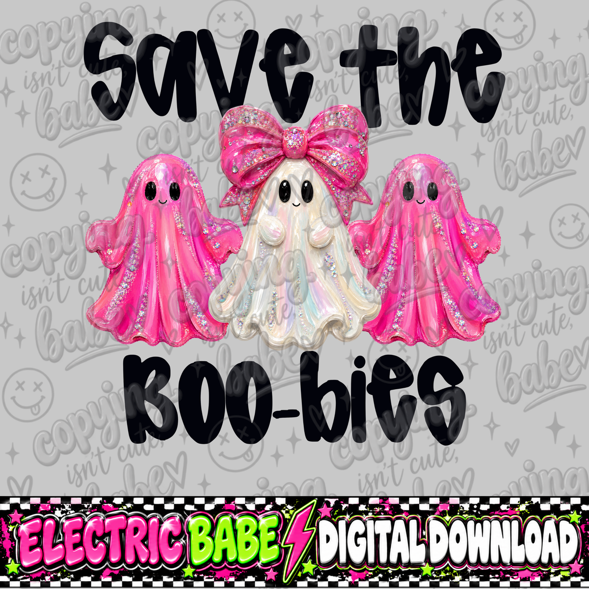Save the Boo-Bies PNG