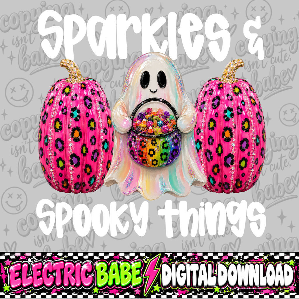 Sparkles & Spooky things PNG