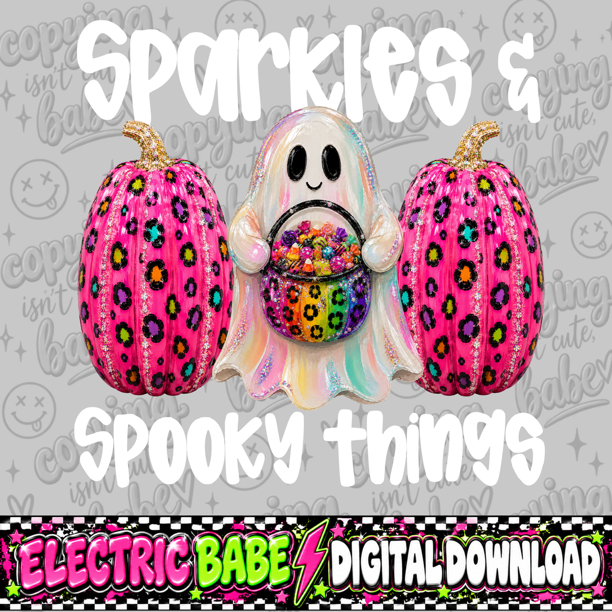 Sparkles & Spooky things PNG