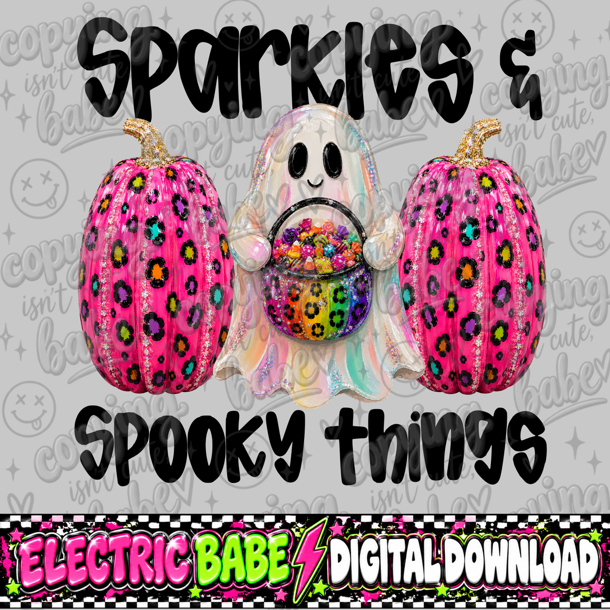 Sparkles & Spooky things PNG