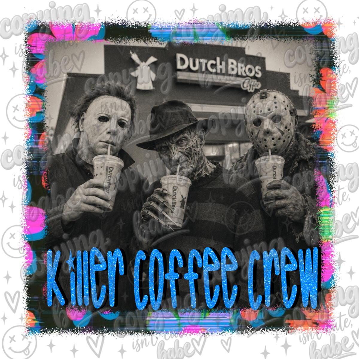 Killer coffee crew PNG