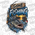 Gone fishing, catfish PNG