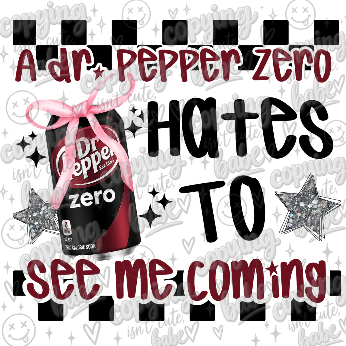 Dr Pepper zero hates to see me coming in PNG