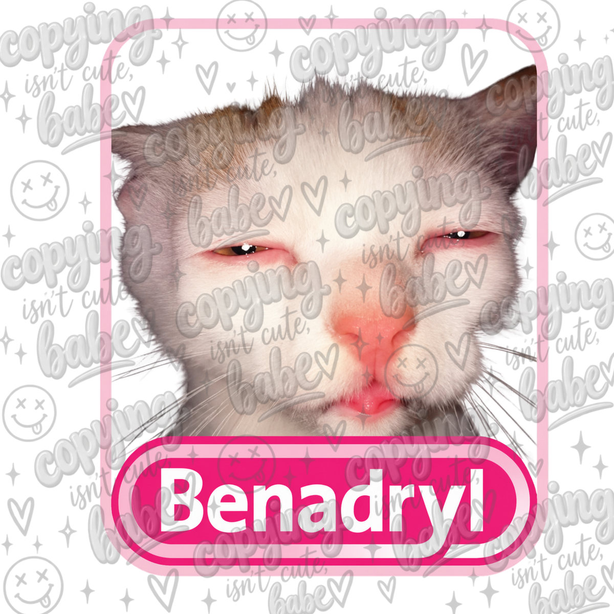 Benadryl kitty PNG