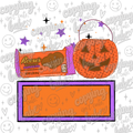 Halloween Name Plate PNG