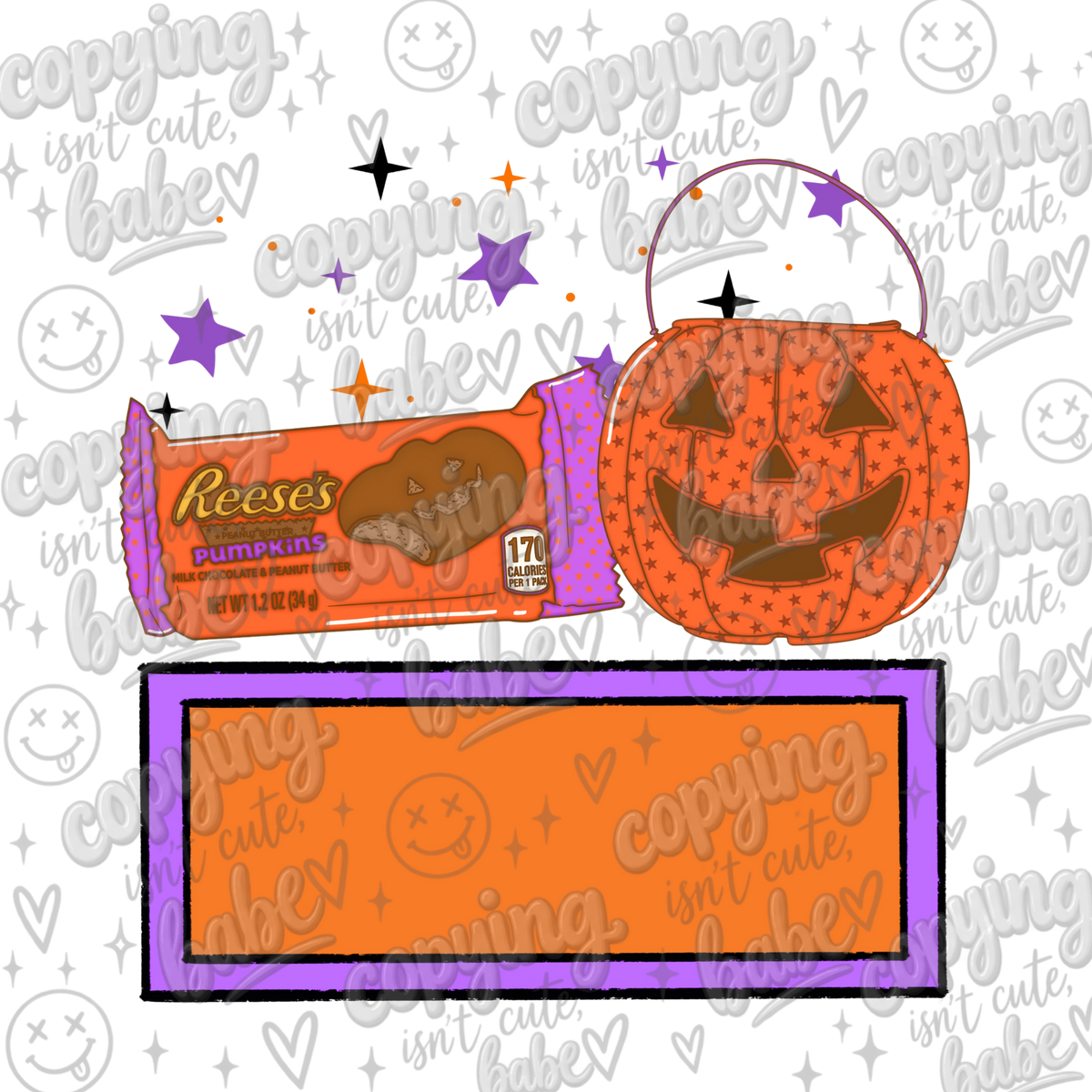 Halloween Name Plate PNG