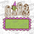 Halloween Name Plate PNG