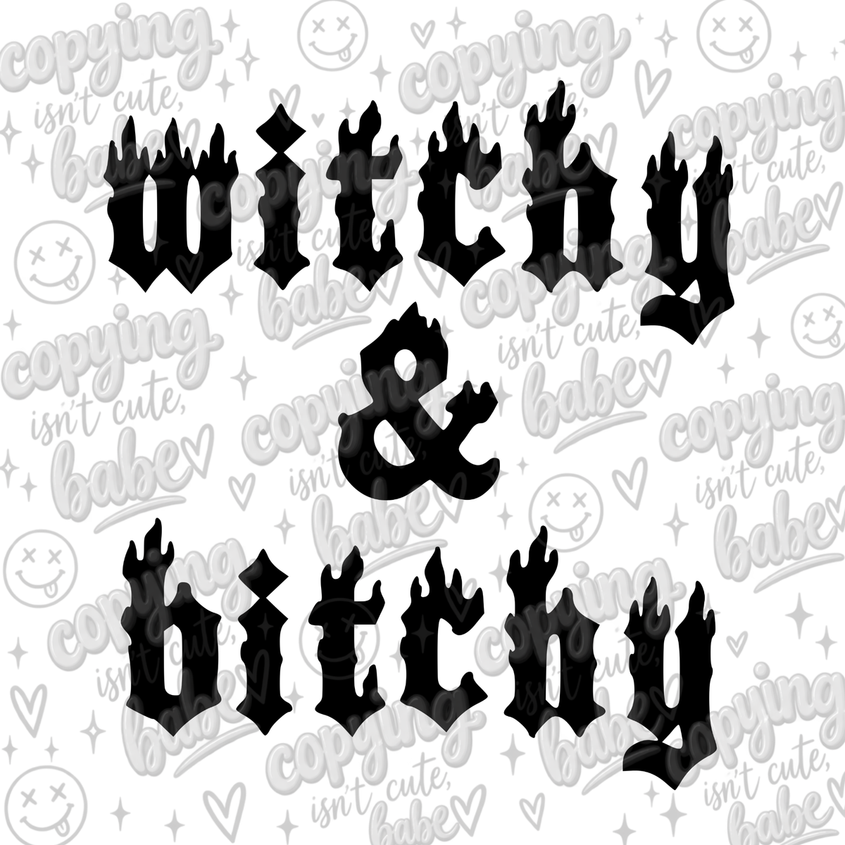 Witchy and bitchy PNG
